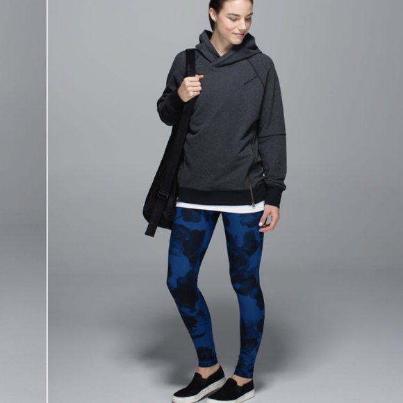 Lululemon Wunder Under Pant *Full-On Luxtreme Jumbo Inky Floral Black Inkwell - Picture 4 of 12